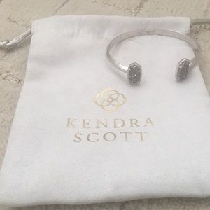 Kendra Scott Elton silver cuff bracelet